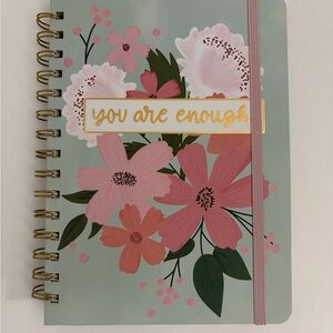 Threshold Floral Notebook with Pink and Green Blooms